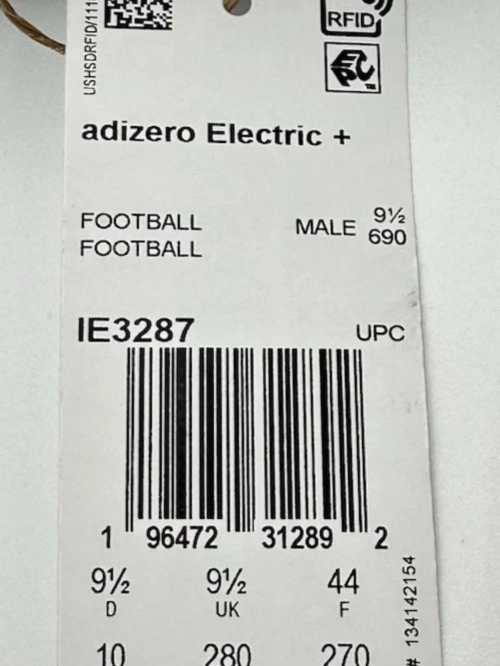ADIDAS cleats White & Gold Adizero Football Cleats - Picture 5 of 10